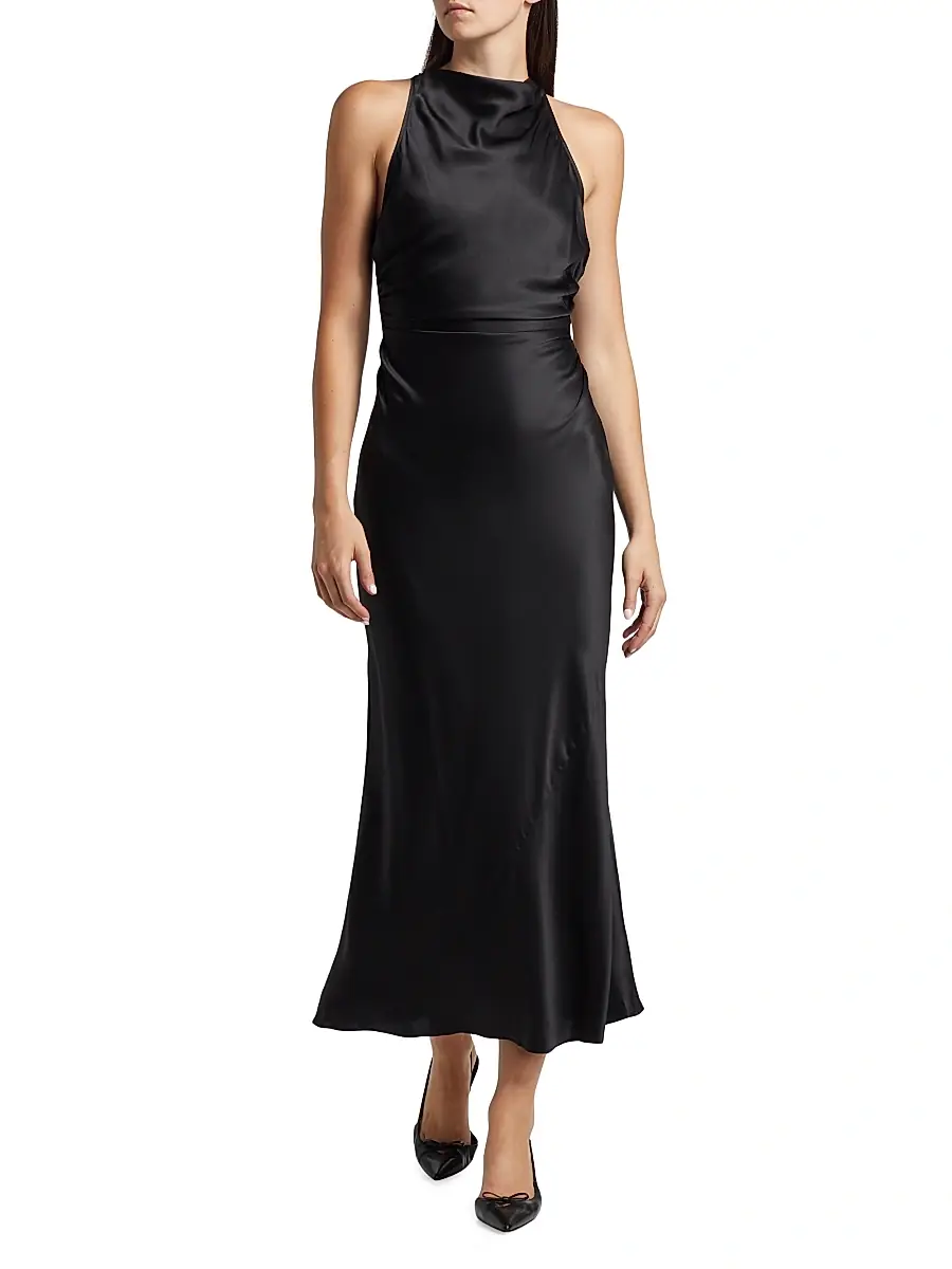 Reformation Women's Casette Silk Maxi Dress | Thumbnail 3