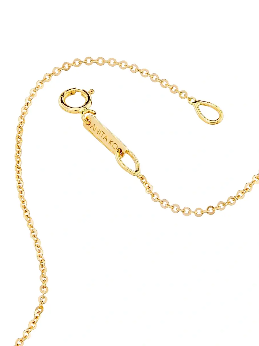 Anita Ko Women's 18K Yellow Gold & 0.55 TCW Diamond Lariat Necklace - Gold | Thumbnail 3 Anita Ko Women's 18K Yellow Gold & 0.55 TCW Diamond Lariat Necklace - Gold | Thumbnail 3