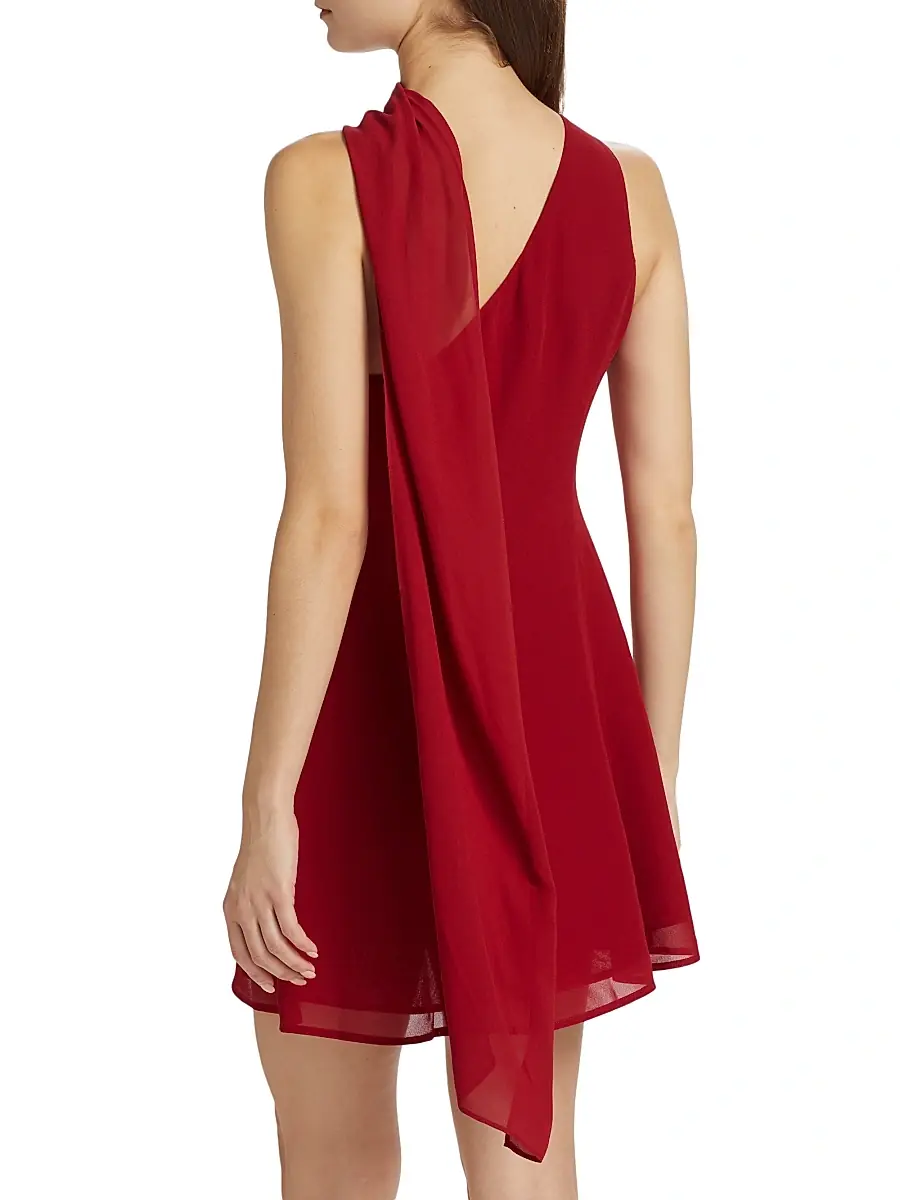 Reformation Women's Rossi Asymmetrical Cocktail Dress | Thumbnail 5 Reformation Women's Rossi Asymmetrical Cocktail Dress | Thumbnail 5