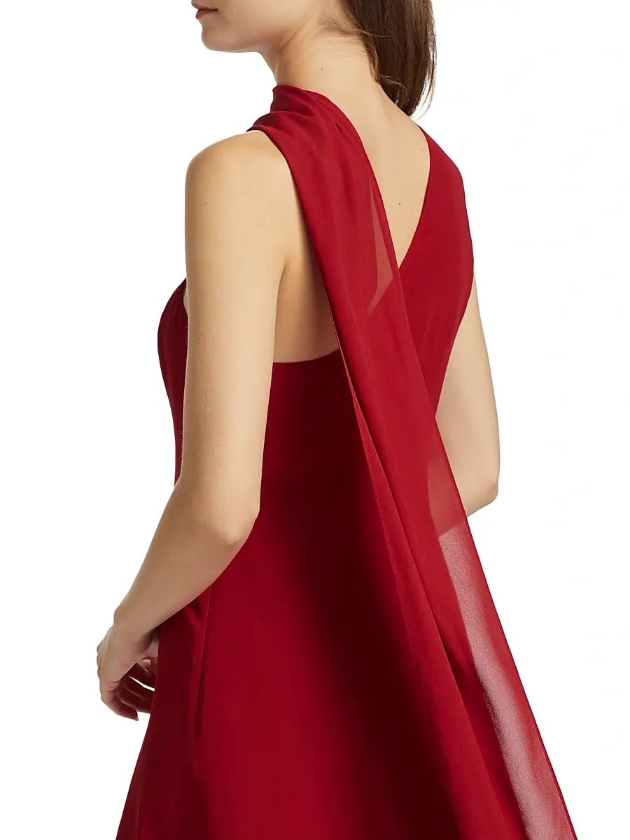 Reformation Women's Rossi Asymmetrical Cocktail Dress | Thumbnail 6 Reformation Women's Rossi Asymmetrical Cocktail Dress | Thumbnail 6
