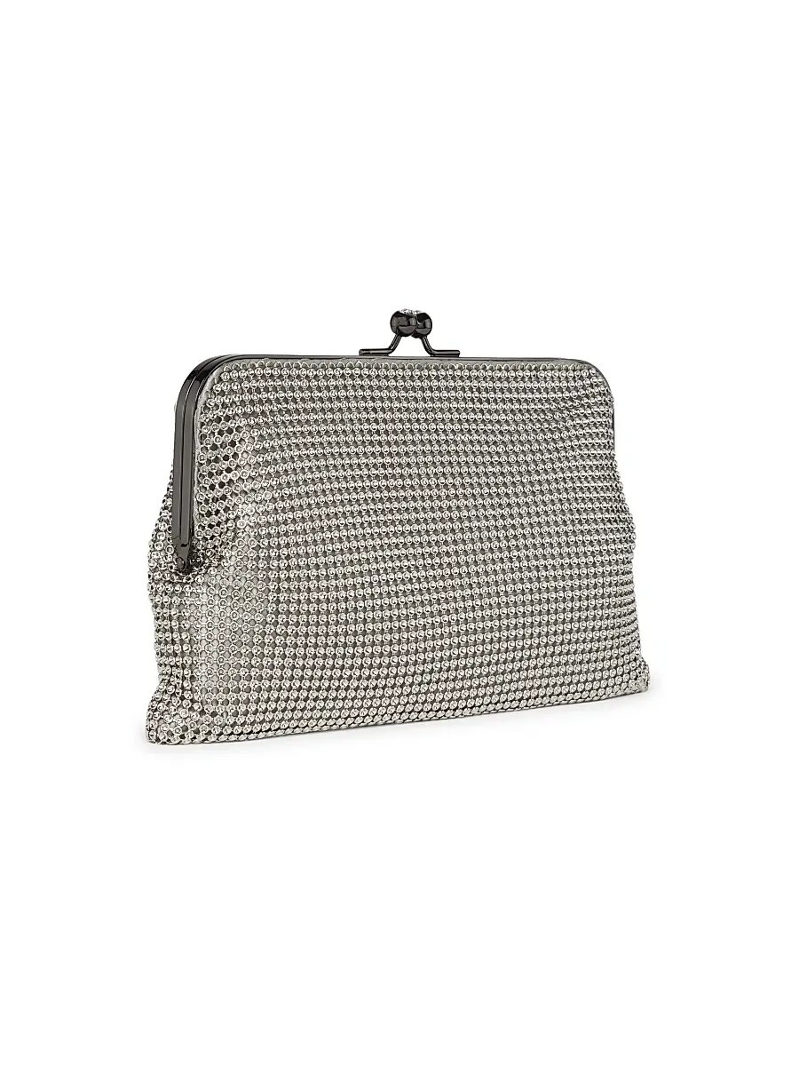 WHITING & DAVIS Women's Dimple Mesh Clutch | Thumbnail 4