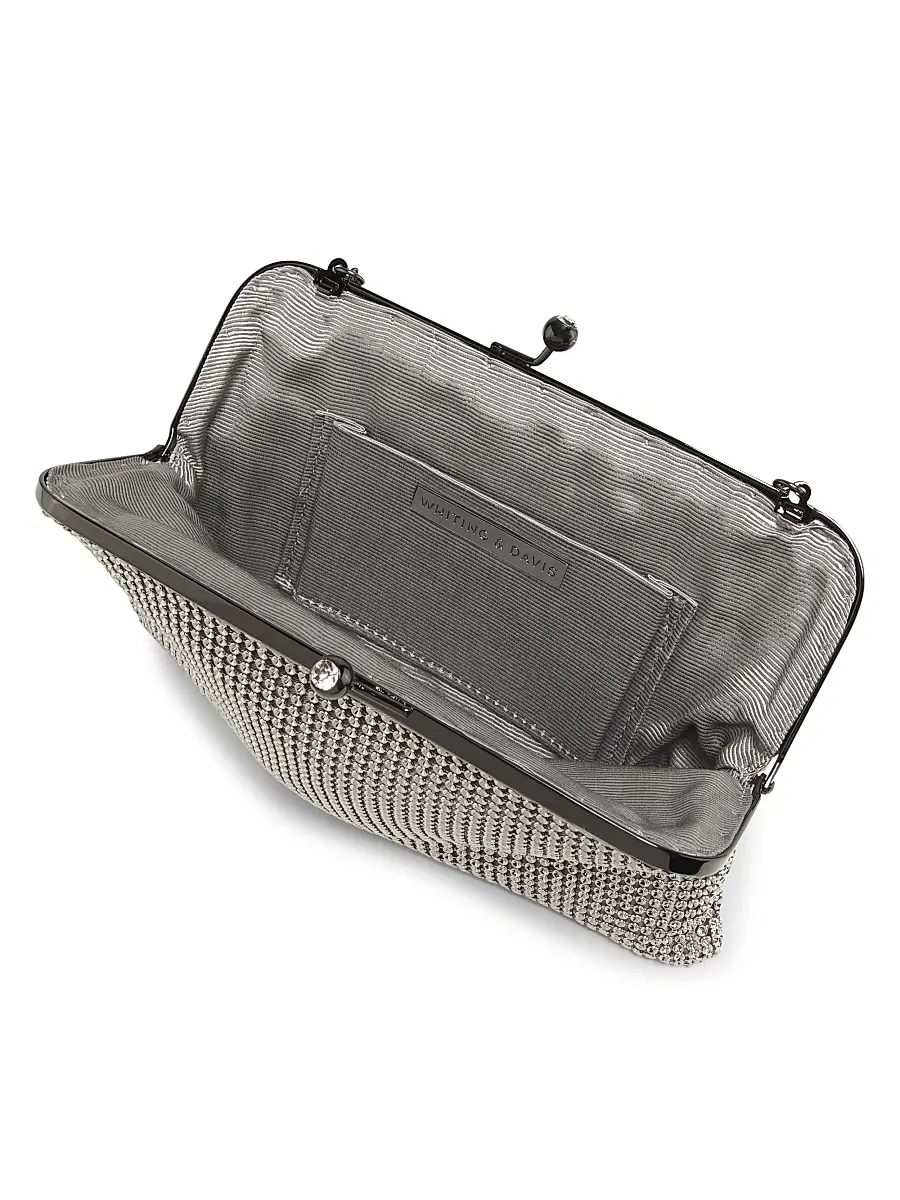 WHITING & DAVIS Women's Dimple Mesh Clutch | Thumbnail 5