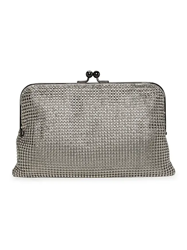 WHITING & DAVIS Women's Dimple Mesh Clutch