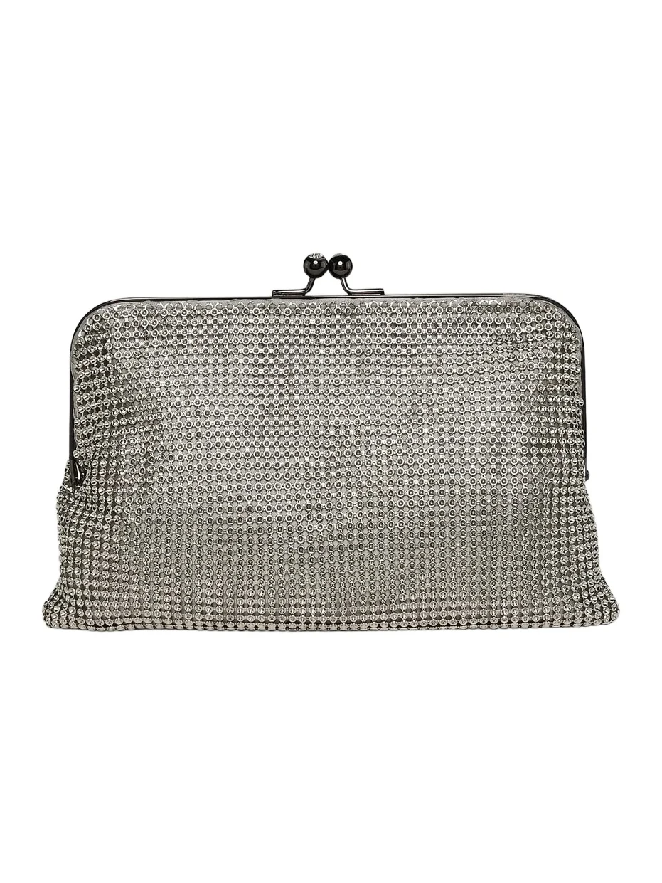 Women's Dimple Mesh Clutch