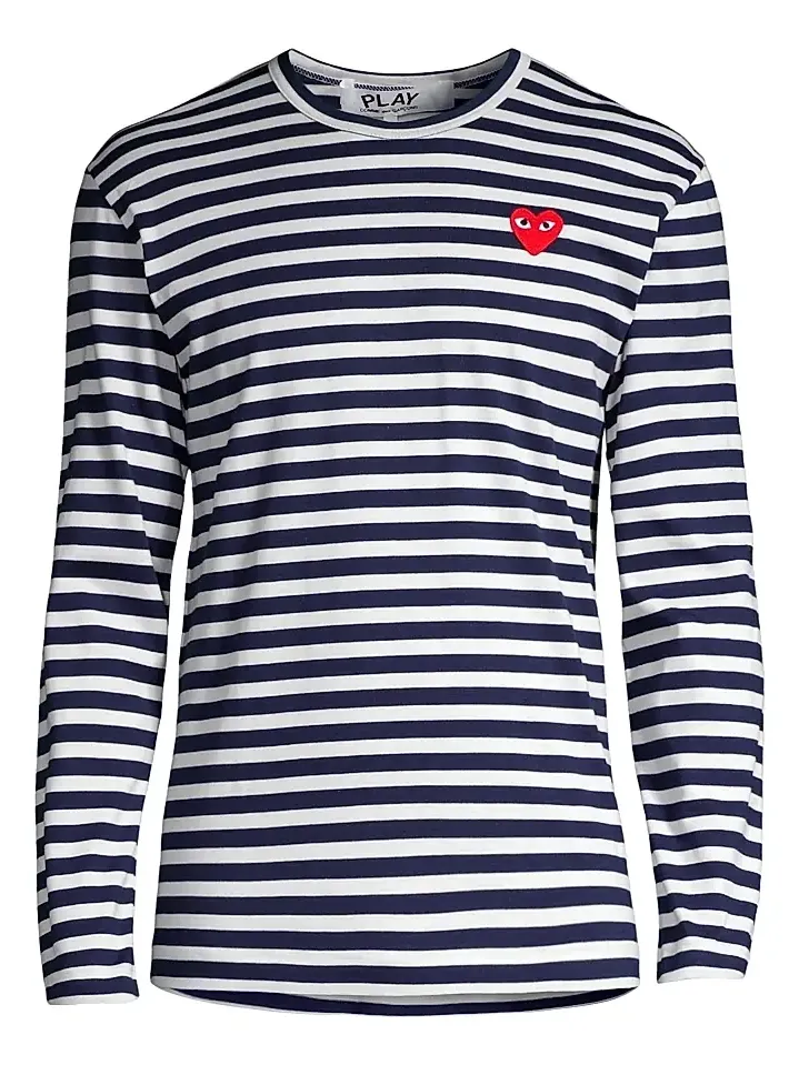 Men Long Sleeve Striped T-Shirt Men Long Sleeve Striped T-Shirt