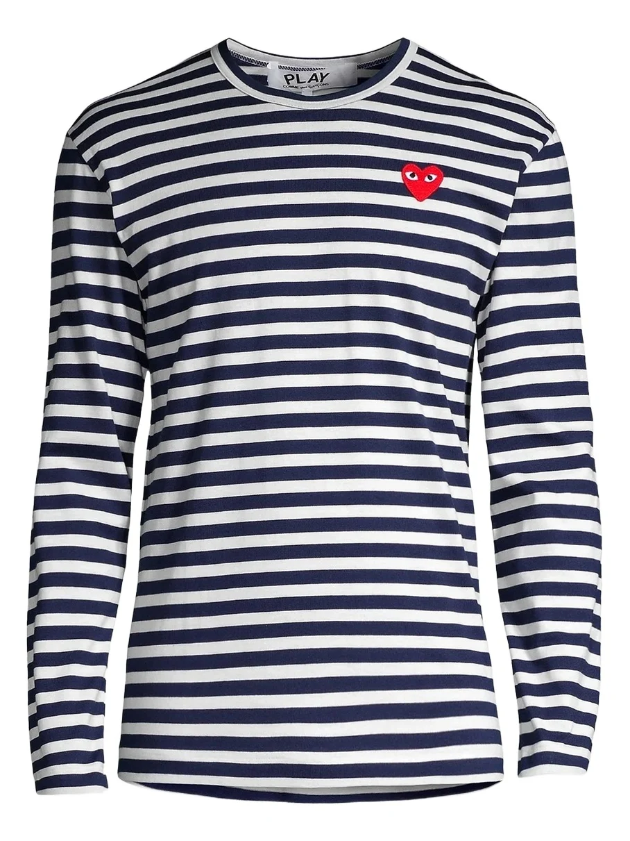 Men Long Sleeve Striped T-Shirt