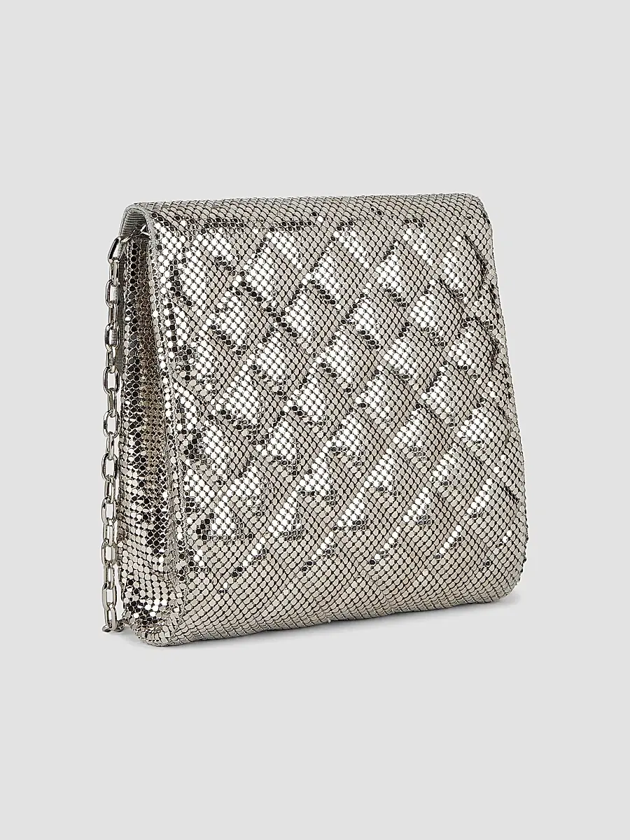 WHITING & DAVIS Women's Stevie Brass Mesh Clutch | Thumbnail 3 WHITING & DAVIS Women's Stevie Brass Mesh Clutch | Thumbnail 3