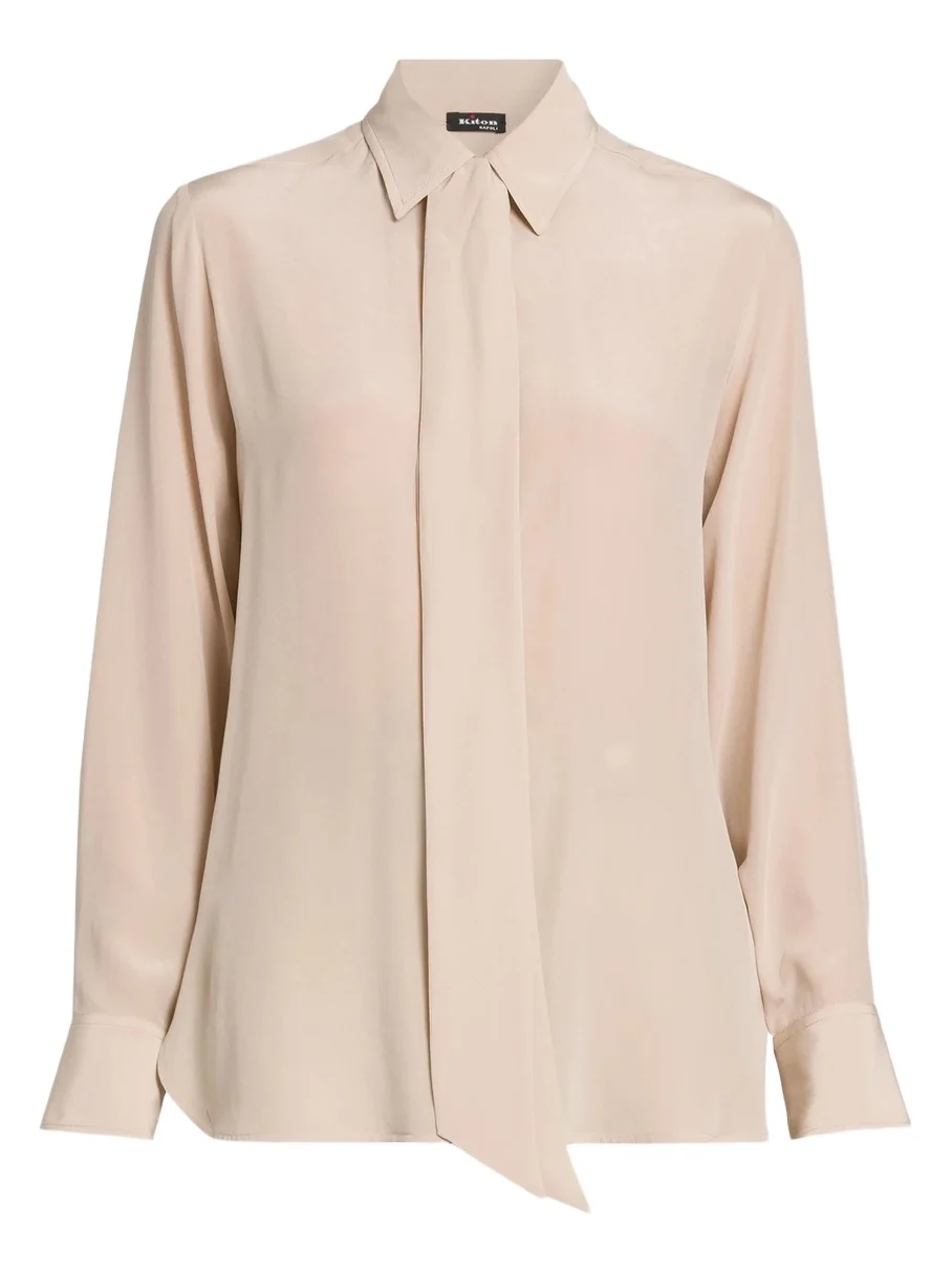 Women's Silk Long-Sleeve Shirt Women's Silk Long-Sleeve Shirt