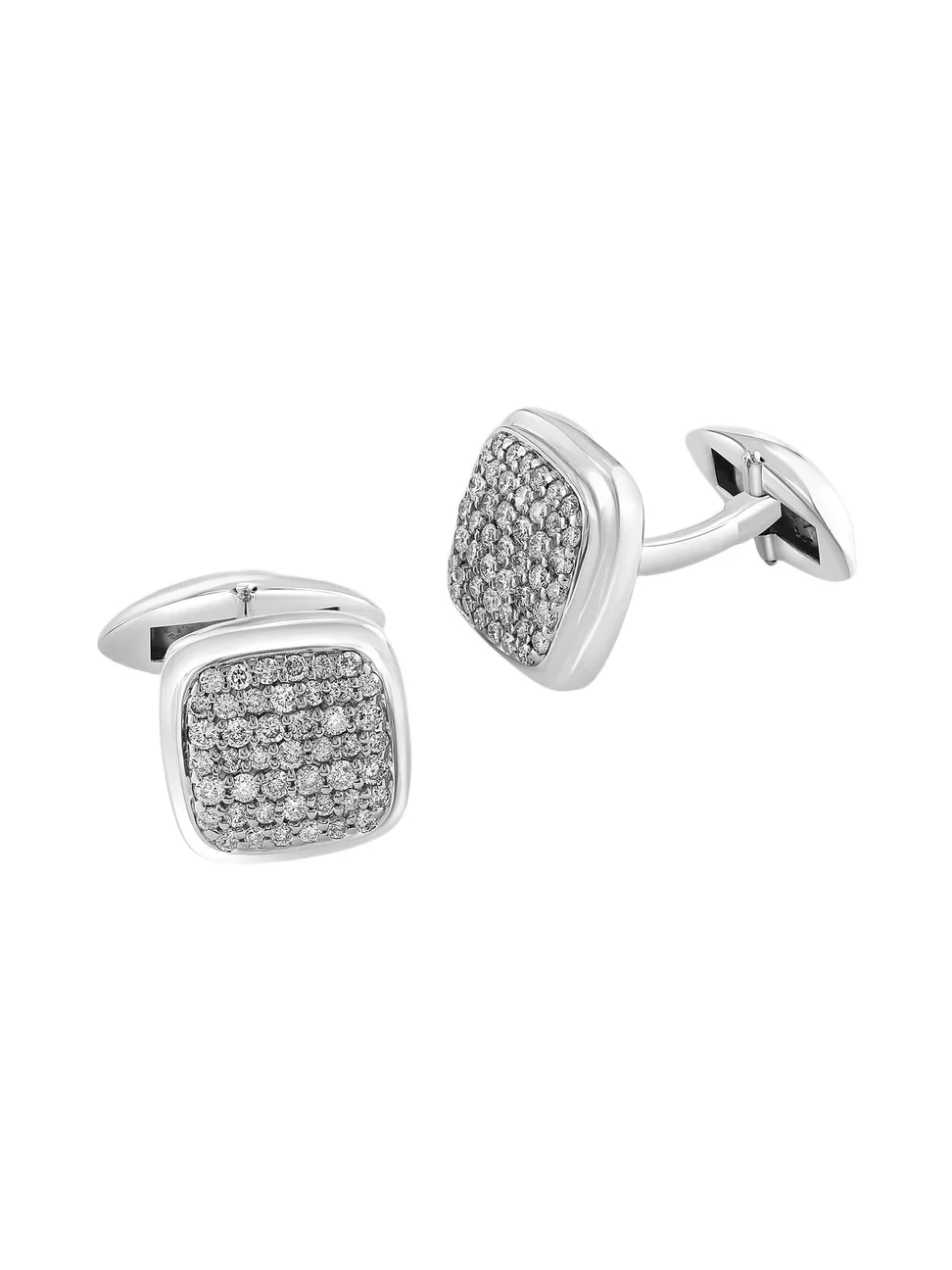 Saks Fifth Avenue Collection Men's COLLECTION Diamond & 925 Sterling Silver Cufflinks