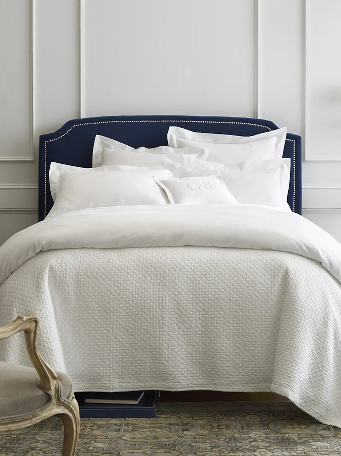 Peacock Alley Juliet Egyptian Cotton King Matelasse Coverlet