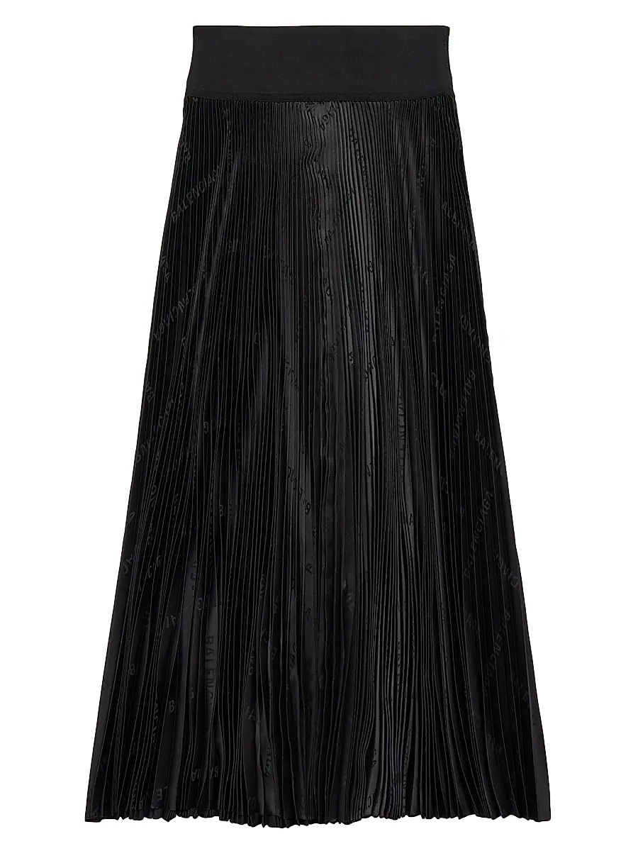 Balenciaga Women's Diagonal Allover Pleated Skirt | Thumbnail 2 Balenciaga Women's Diagonal Allover Pleated Skirt | Thumbnail 2