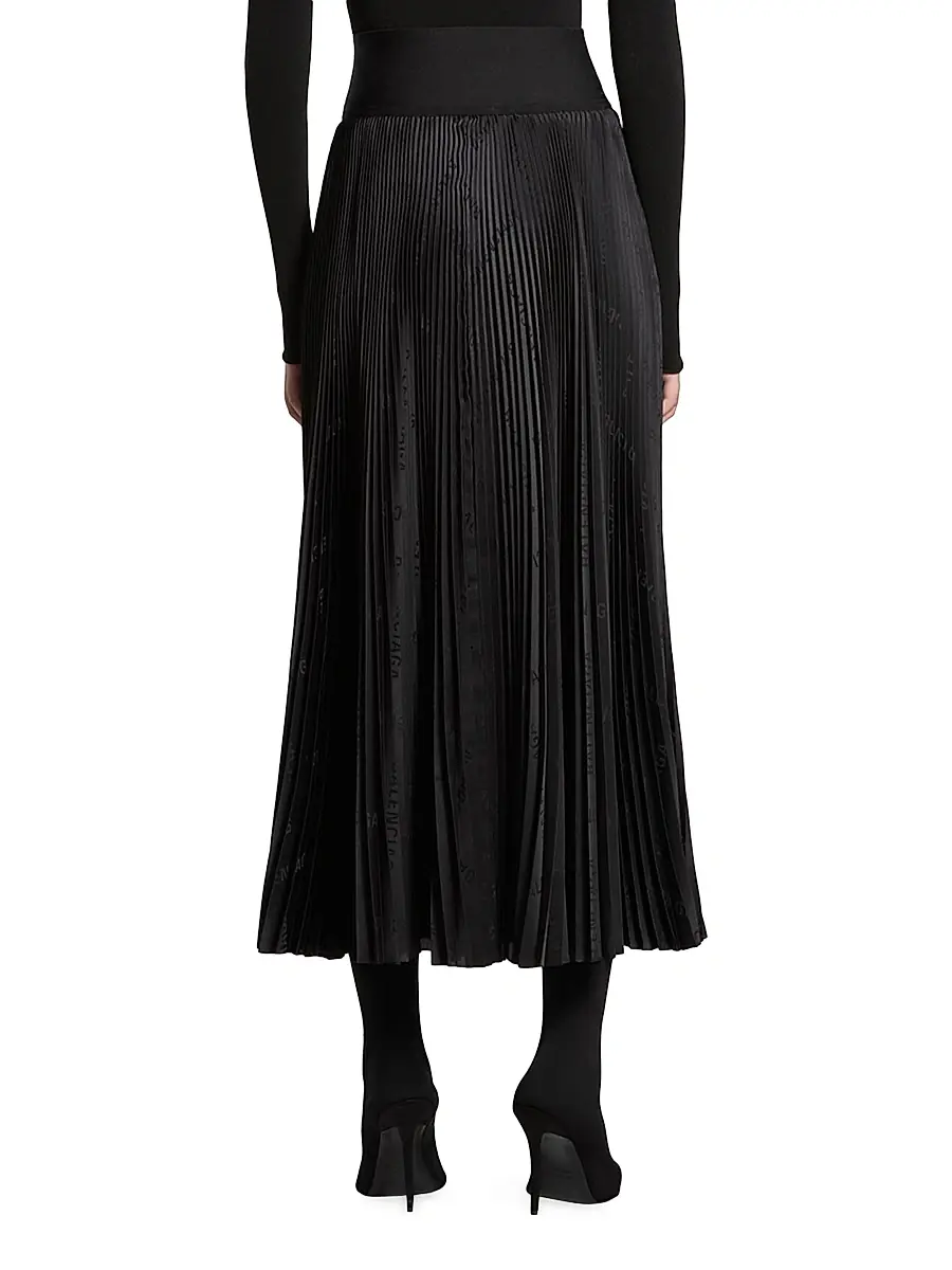 Balenciaga Women's Diagonal Allover Pleated Skirt | Thumbnail 5 Balenciaga Women's Diagonal Allover Pleated Skirt | Thumbnail 5