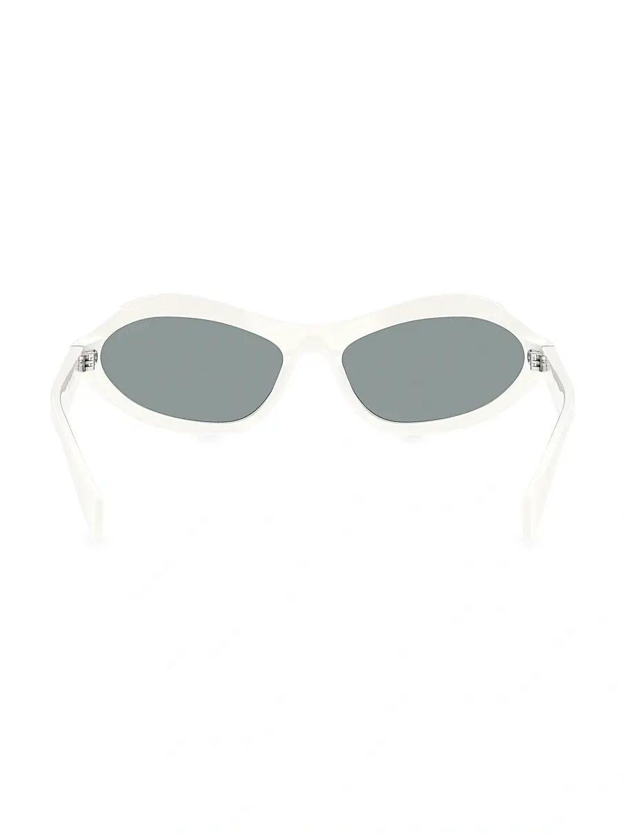 Prada Women's 63MM Wraparound Sunglasses | Thumbnail 4 Prada Women's 63MM Wraparound Sunglasses | Thumbnail 4