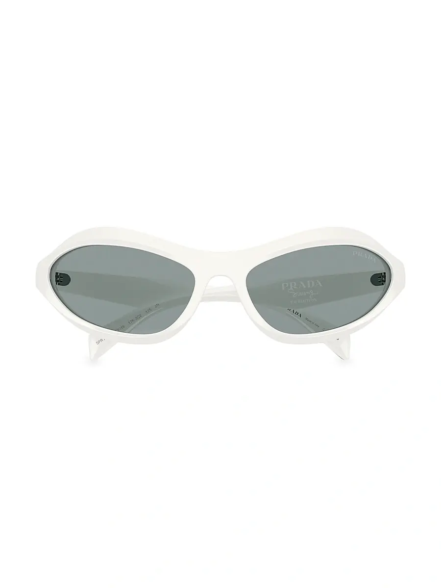 Prada Women's 63MM Wraparound Sunglasses | Thumbnail 5 Prada Women's 63MM Wraparound Sunglasses | Thumbnail 5