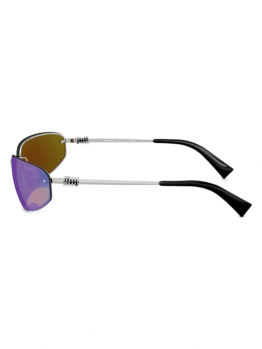 Miu Miu Women's 69MM Shield Sunglasses | Thumbnail 3
