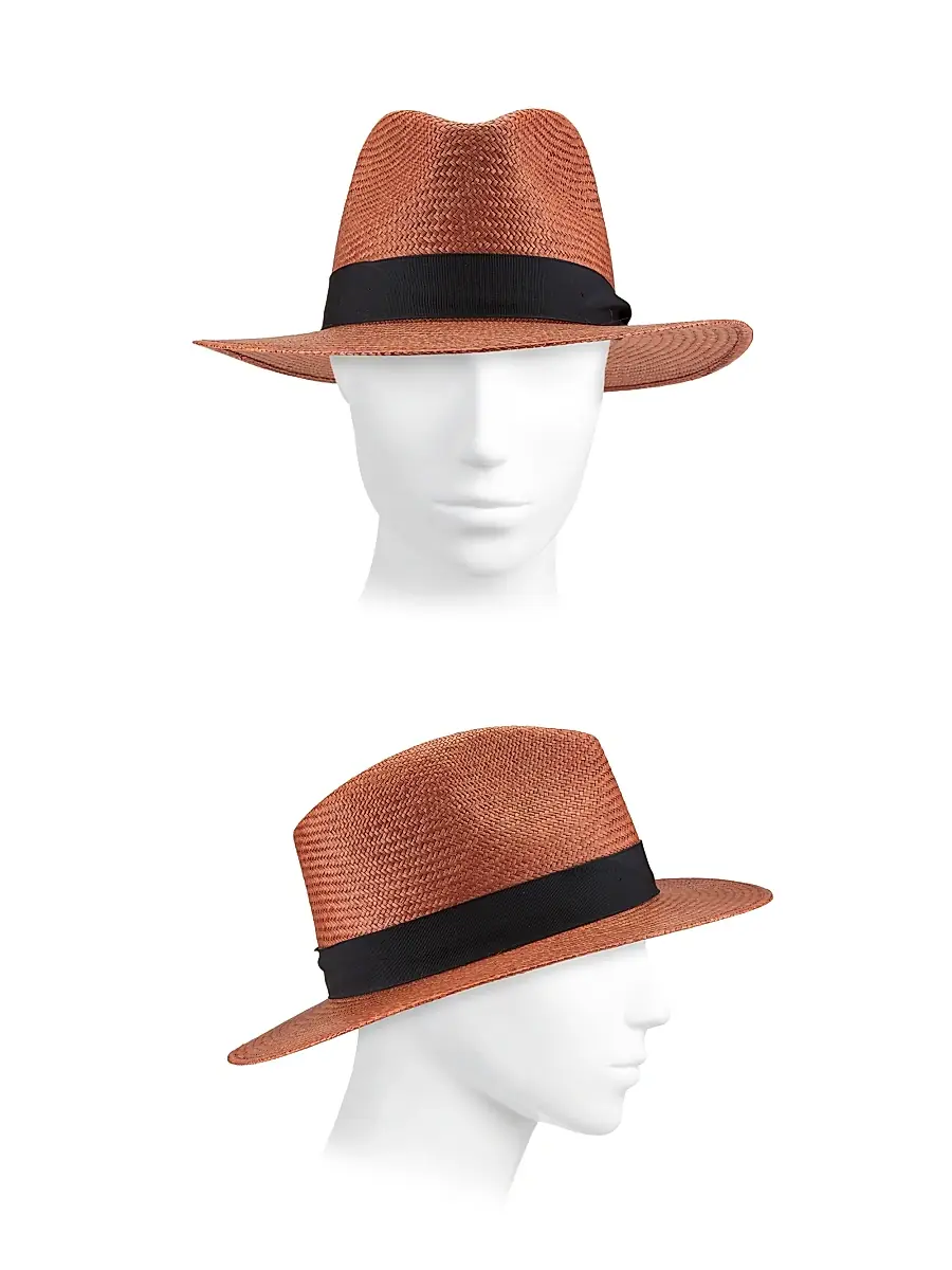 rag & bone Women's Panama Straw Hat | Thumbnail 3 rag & bone Women's Panama Straw Hat | Thumbnail 3