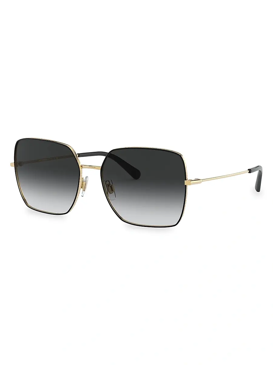 Dolce & Gabbana Women's 57MM Square Sunglasses - Gold | Thumbnail 2 Dolce & Gabbana Women's 57MM Square Sunglasses - Gold | Thumbnail 2