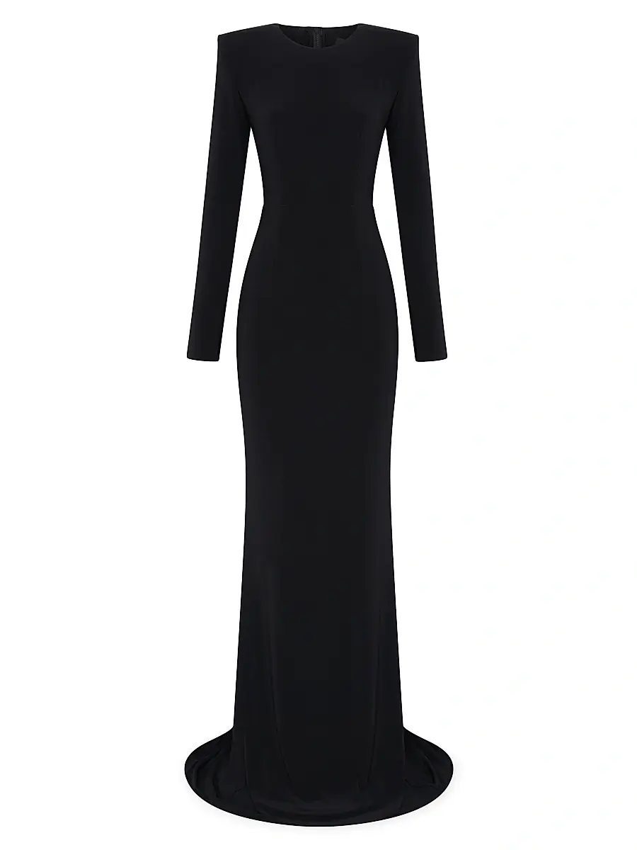 Zhivago Women's Forte Floor-Length Jersey Gown - Black | Image 1 Zhivago Women's Forte Floor-Length Jersey Gown - Black | Image 1