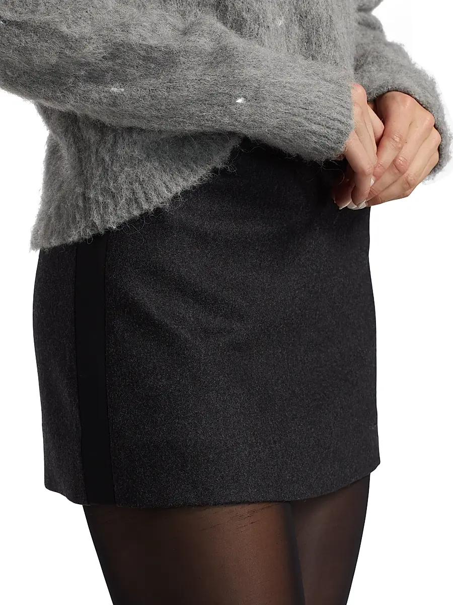 A.L.C. A. L.C. Women's Edie Wool-Blend A-line Miniskirt | Thumbnail 6 A.L.C. A. L.C. Women's Edie Wool-Blend A-line Miniskirt | Thumbnail 6