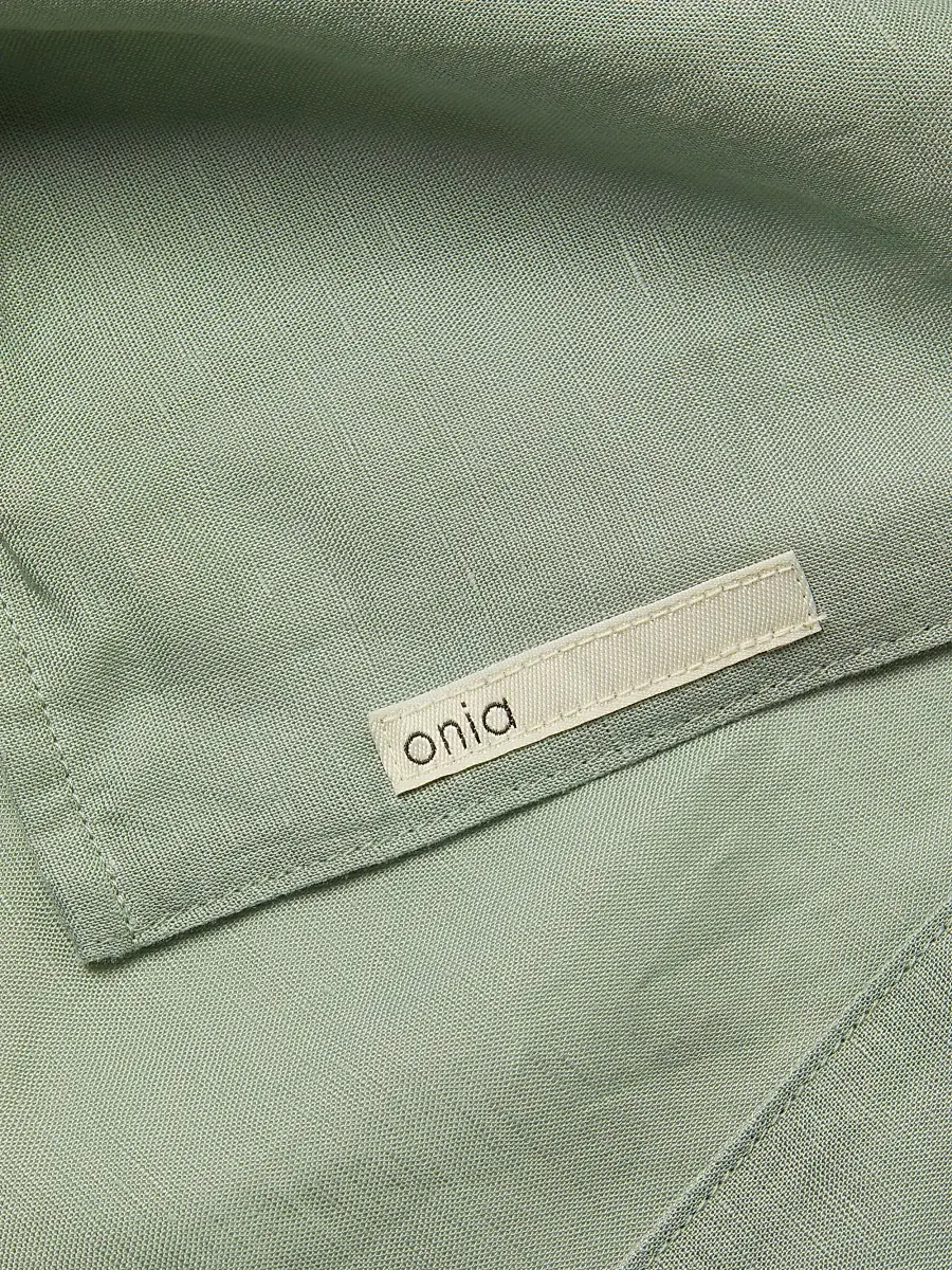 Onia Men's Linen-Blend Camp Shirt | Thumbnail 6 Onia Men's Linen-Blend Camp Shirt | Thumbnail 6