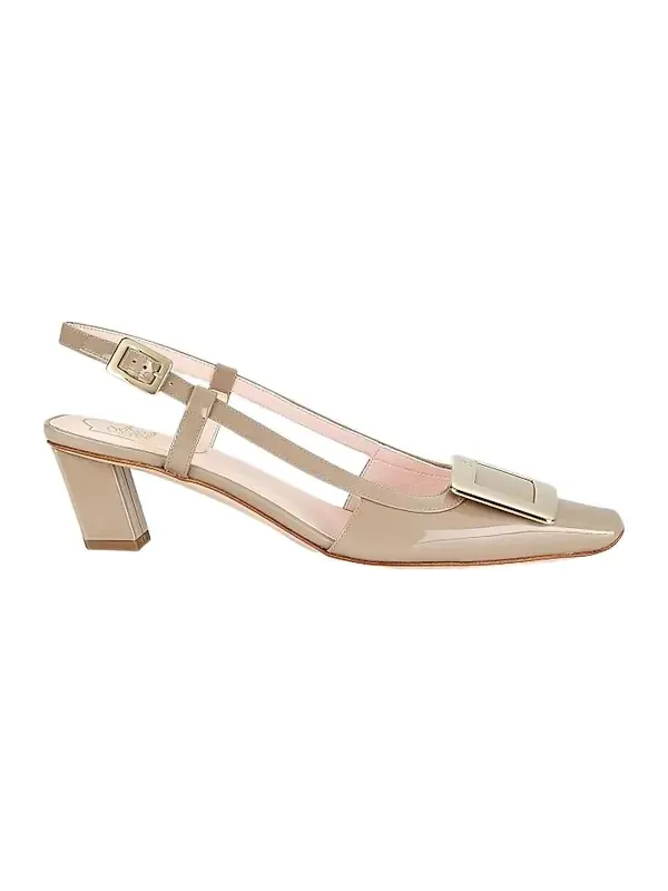 Women's Belle Vivier 45MM Patent Leather Slingback Pumps