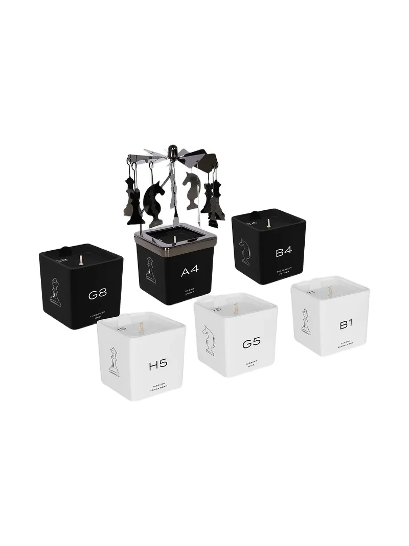 Mind Games Chess 6-Piece Votive Candle Set