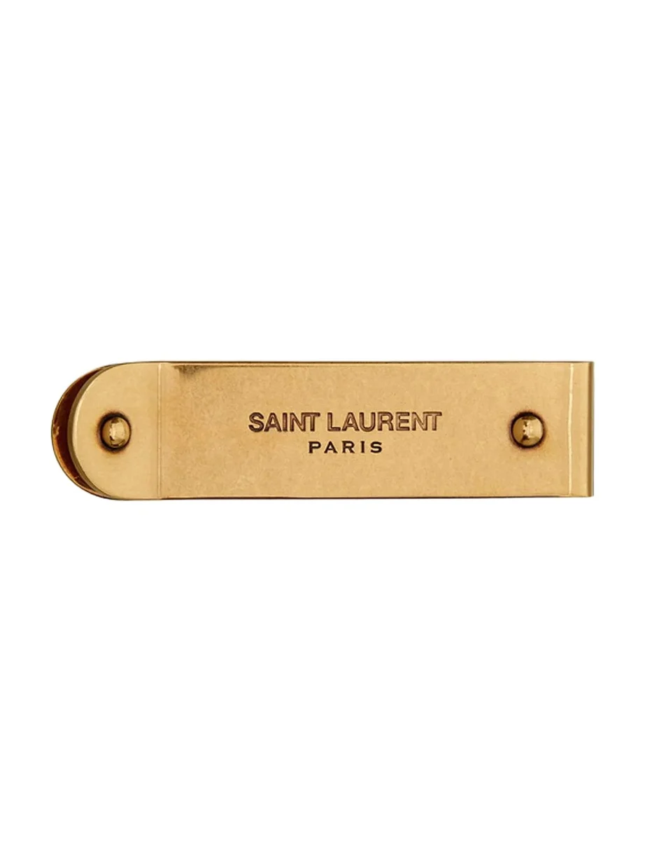 Saint Laurent Unisex Logo Money Clip