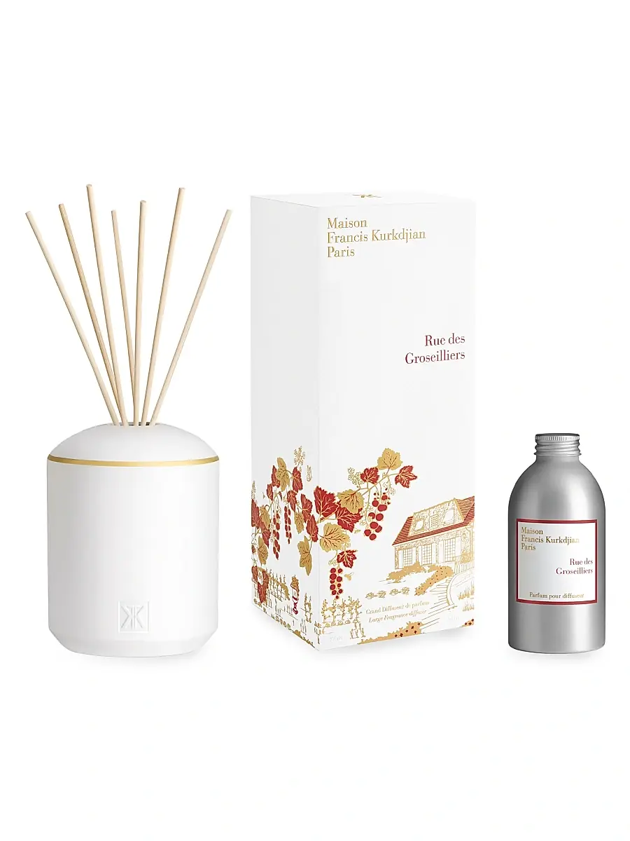 Maison Francis Kurkdjian Rue Des Groseilliers Diffuser Set | Image 1 Maison Francis Kurkdjian Rue Des Groseilliers Diffuser Set | Image 1