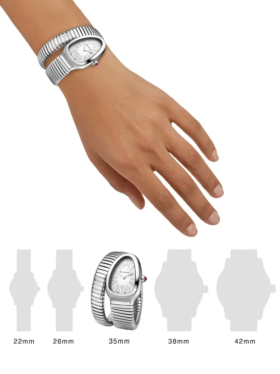 BVLGARI Women's Serpenti Tubogas Stainless Steel Single Twist Watch | Thumbnail 2 BVLGARI Women's Serpenti Tubogas Stainless Steel Single Twist Watch | Thumbnail 2
