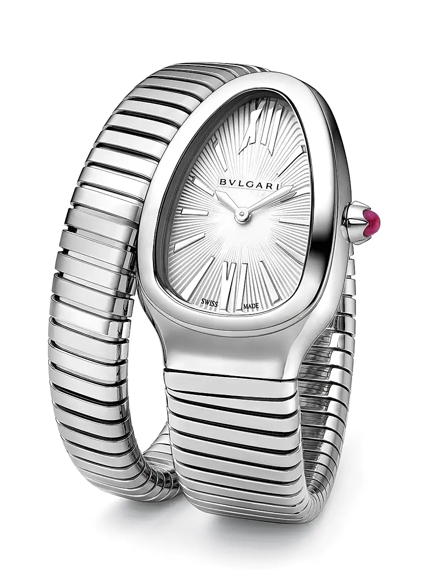 BVLGARI Women's Serpenti Tubogas Stainless Steel Single Twist Watch | Thumbnail 4 BVLGARI Women's Serpenti Tubogas Stainless Steel Single Twist Watch | Thumbnail 4