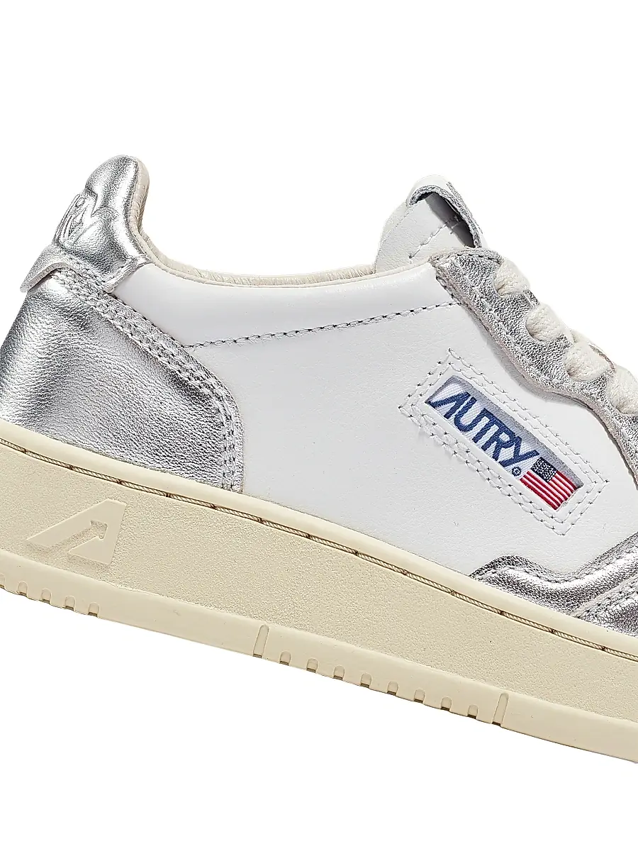 Autry Women's Medalist Metallic Leather Low-Top Sneakers | Thumbnail 6 Autry Women's Medalist Metallic Leather Low-Top Sneakers | Thumbnail 6