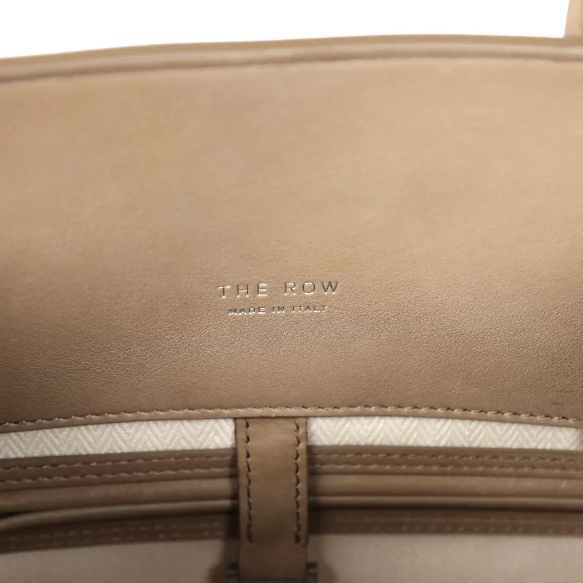 The Row The Row Soft Margaux 12 Bag Mouse Grey Saddle Leather Silver Hardware | Thumbnail 12 The Row The Row Soft Margaux 12 Bag Mouse Grey Saddle Leather Silver Hardware | Thumbnail 12