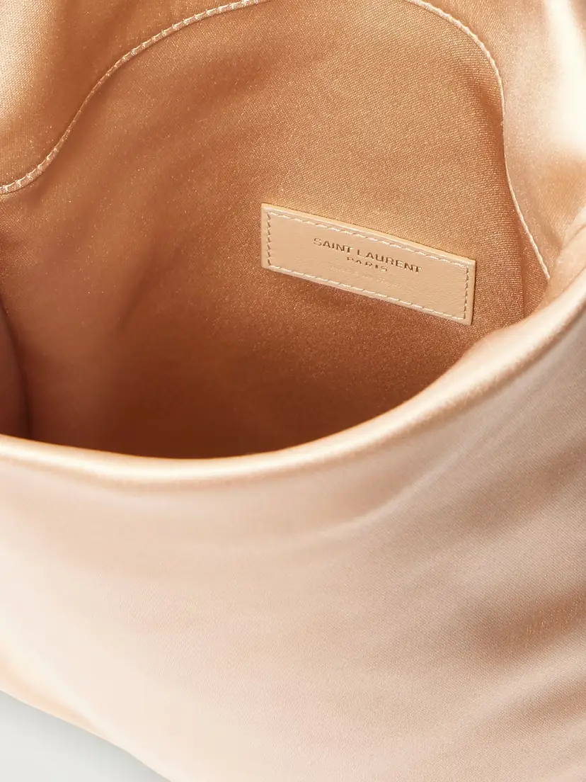 Saint Laurent Embellished Satin Bucket Bag | Thumbnail 5 Saint Laurent Embellished Satin Bucket Bag | Thumbnail 5