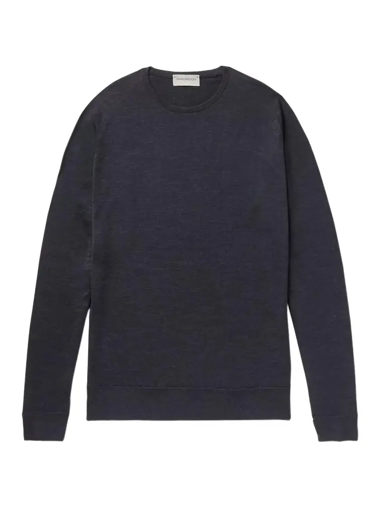 John Smedley Lundy Merino Wool Sweater - Men | Image 1 John Smedley Lundy Merino Wool Sweater - Men | Image 1