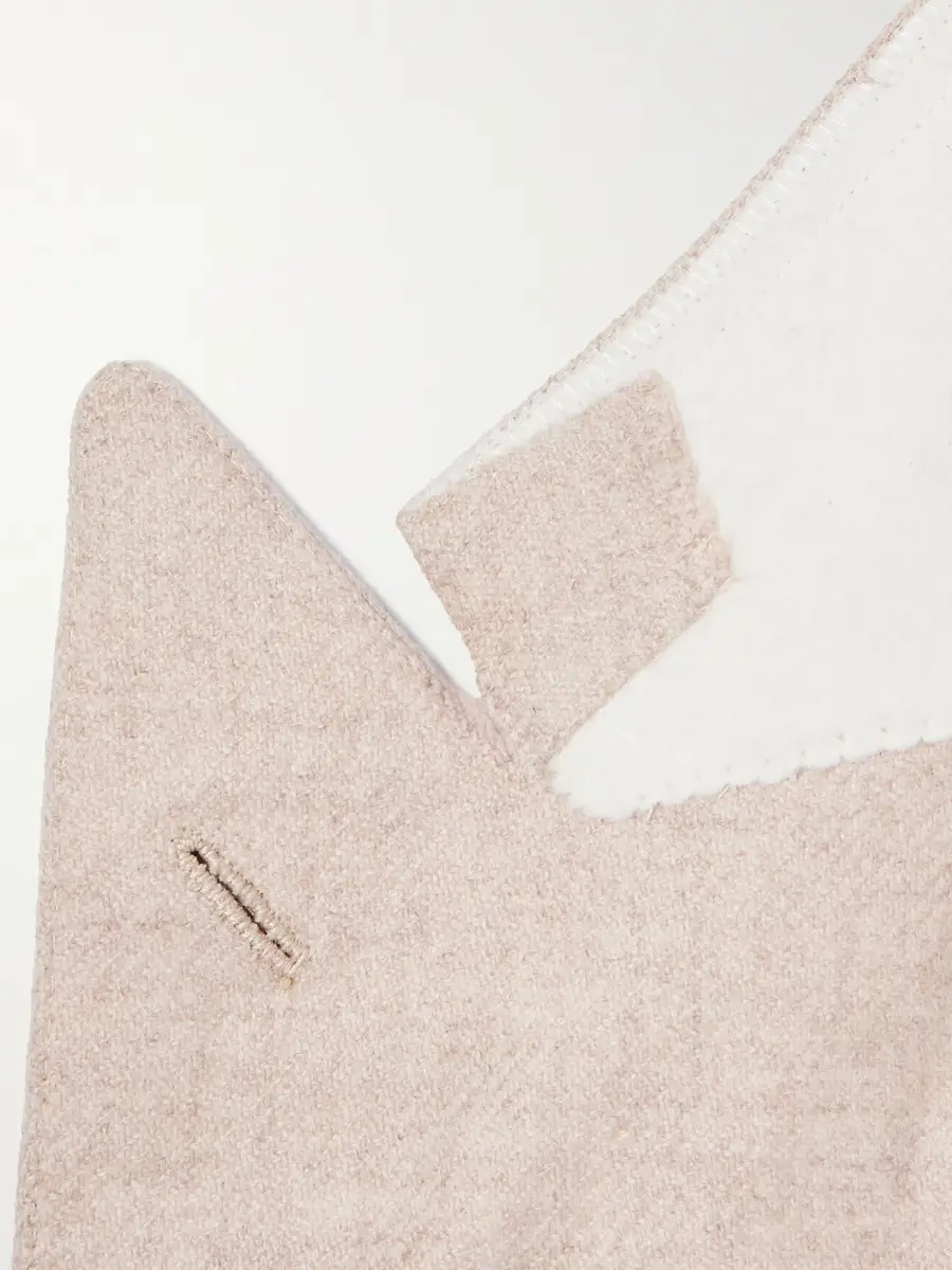 Thom Sweeney Unstructured Double-Breasted Cashmere Blazer - Men | Thumbnail 5