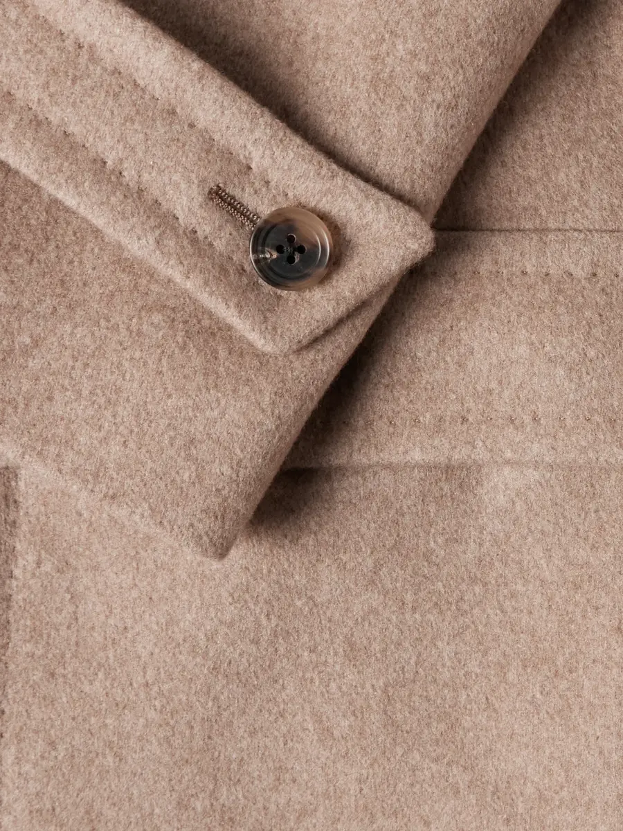 Thom Sweeney Double-Breasted Cashmere Coat - Men | Thumbnail 5