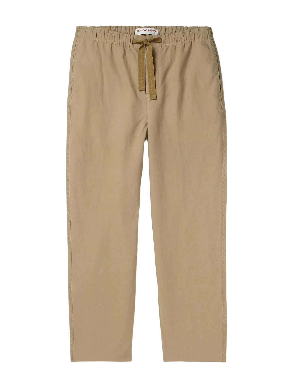 Alex Tapered Linen Drawstring Trousers - Men