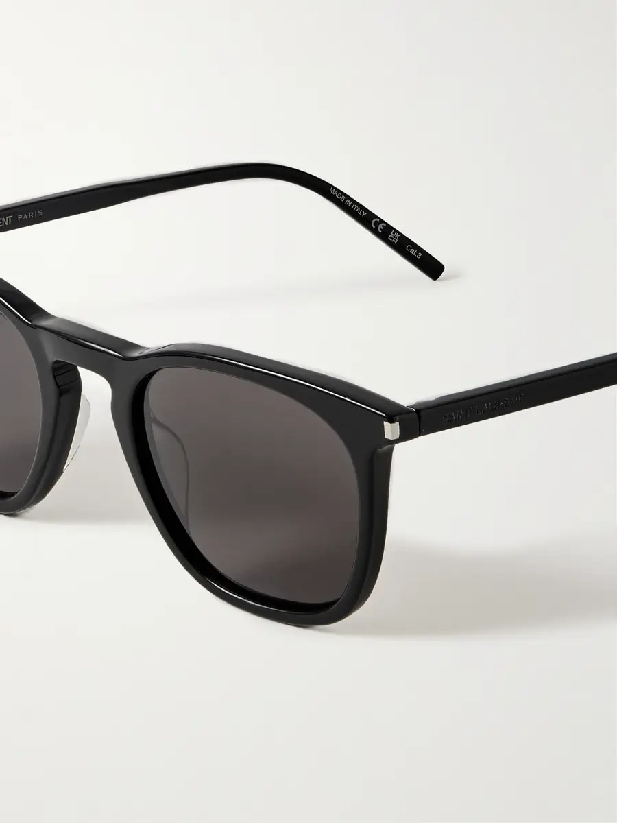 Saint Laurent D-Frame Recycled-Acetate Sunglasses - Men | Thumbnail 3 Saint Laurent D-Frame Recycled-Acetate Sunglasses - Men | Thumbnail 3