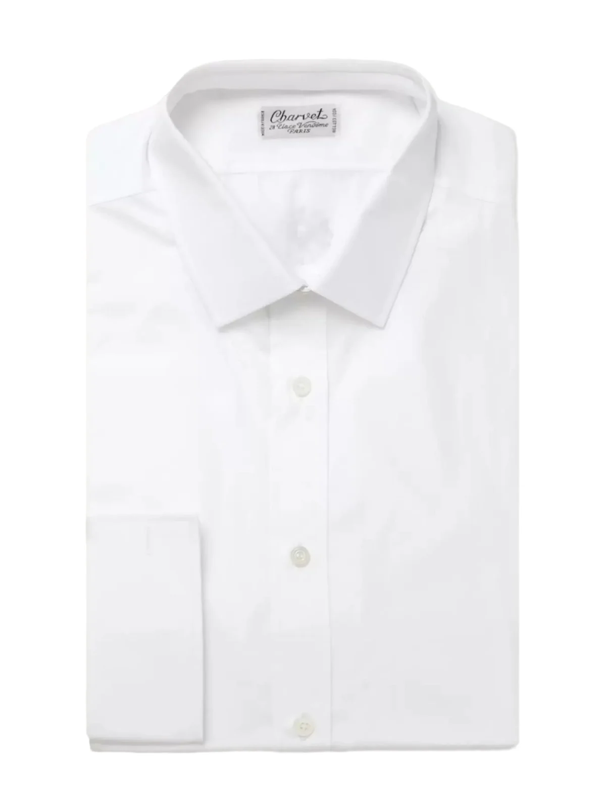 Classic-Collar Slim-Fit Cotton Shirt - Men