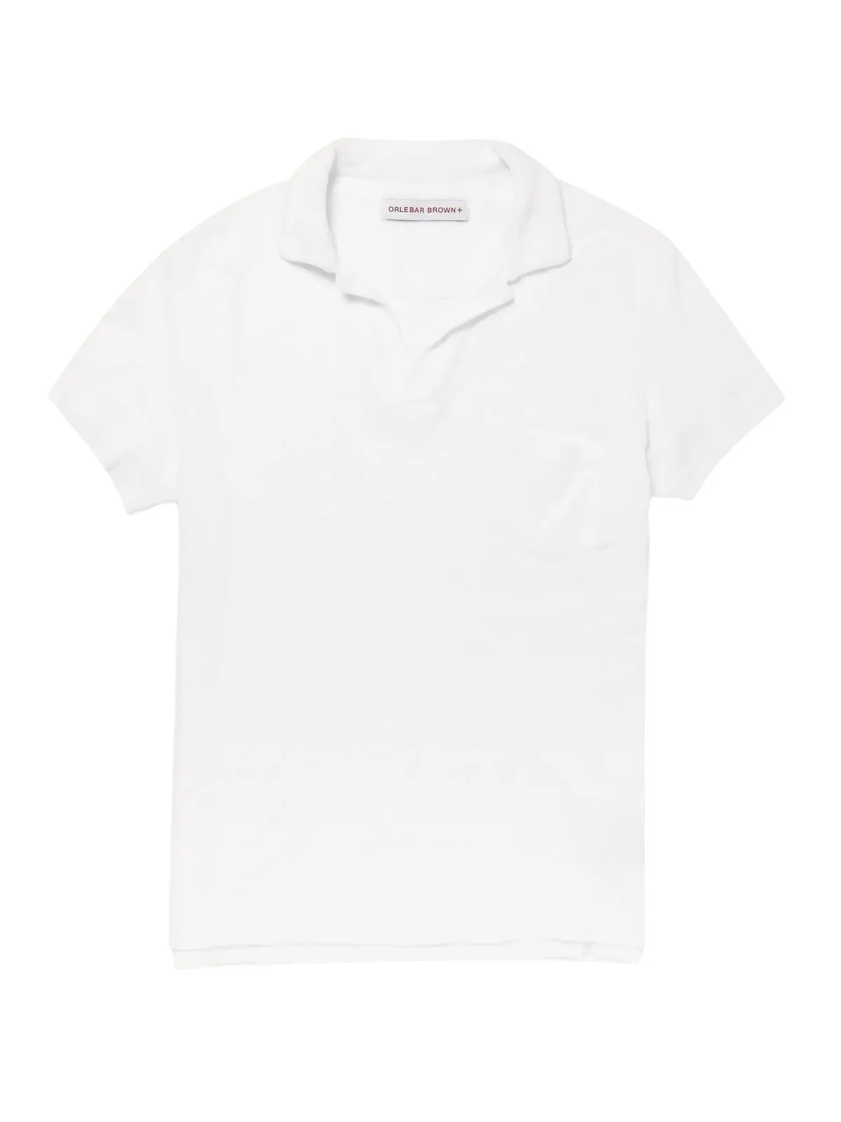 Slim-Fit Camp-Collar Cotton-Terry Polo Shirt - Men