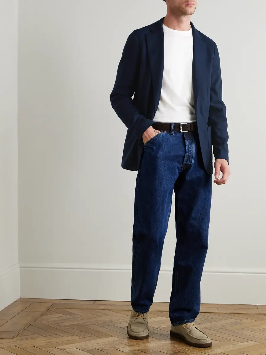 Loro Piana Slim-Fit Silk and Cotton-Blend Jersey T-Shirt - Men | Thumbnail 2 Loro Piana Slim-Fit Silk and Cotton-Blend Jersey T-Shirt - Men | Thumbnail 2