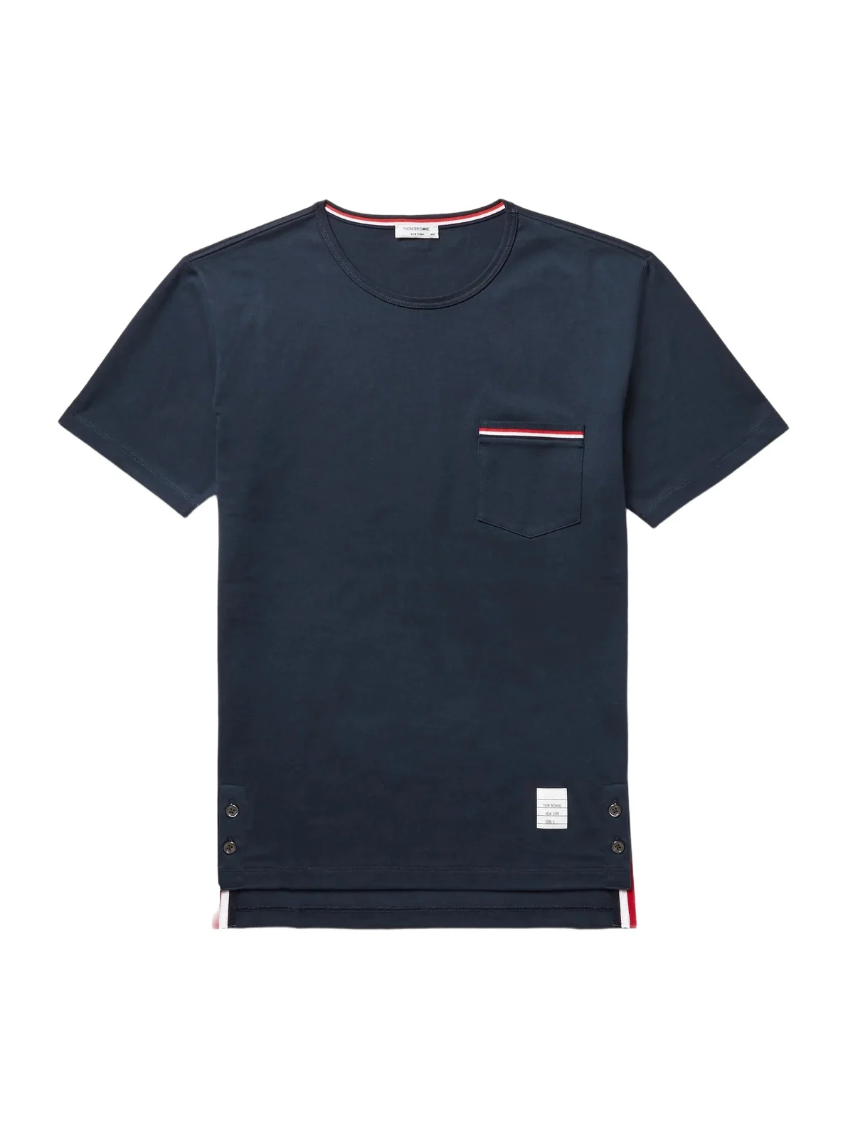 Slim-Fit Grosgrain-Trimmed Cotton-Jersey T-Shirt - Men