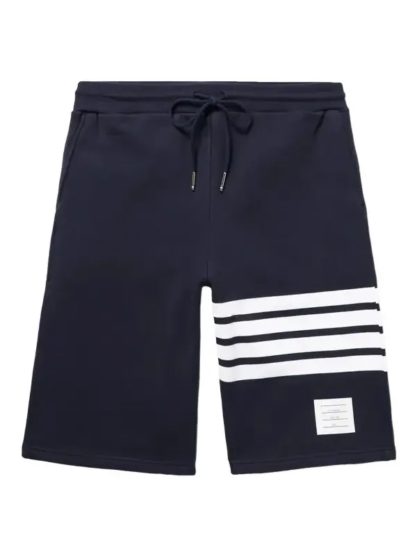 Striped Loopback Cotton-Jersey Shorts - Men