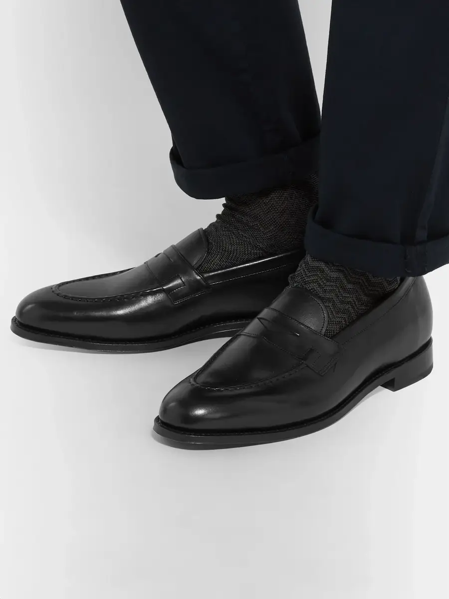 Grenson Lloyd Leather Penny Loafers - Men | Thumbnail 3