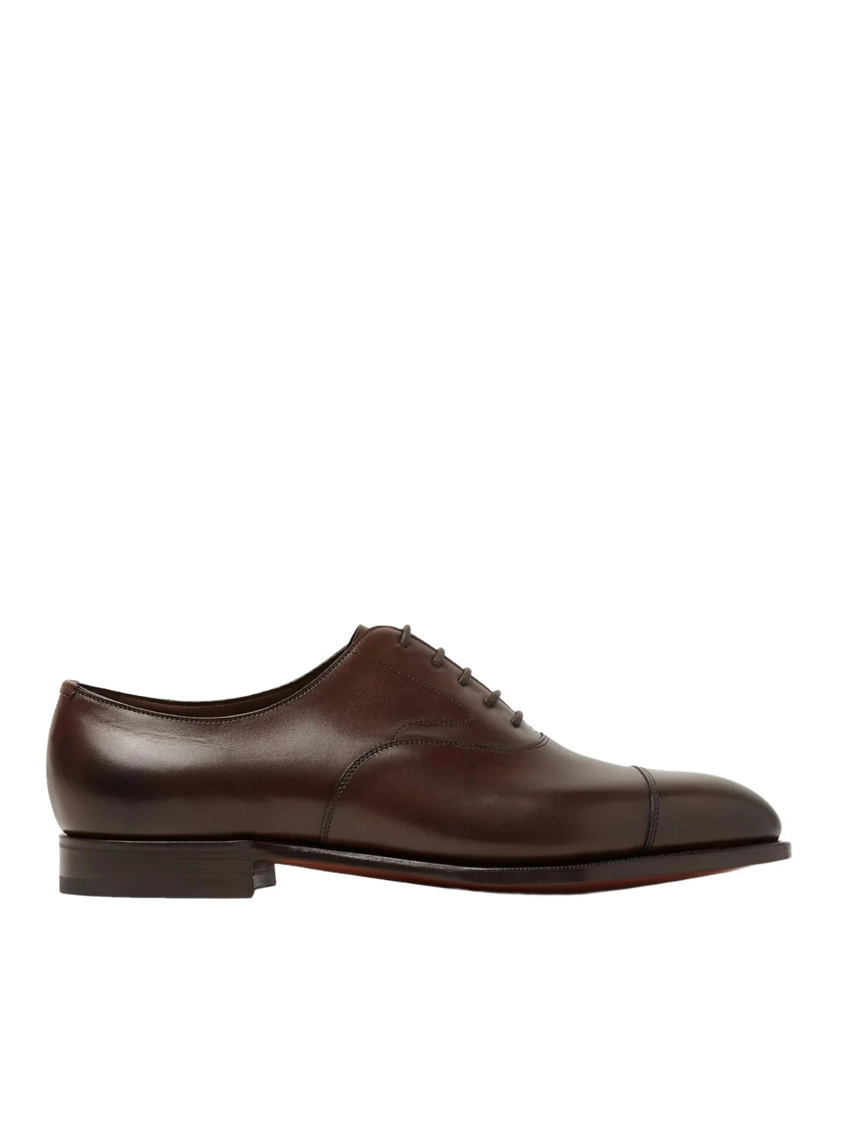 Chelsea Cap-Toe Burnished-Leather Oxford Shoes - Men Chelsea Cap-Toe Burnished-Leather Oxford Shoes - Men