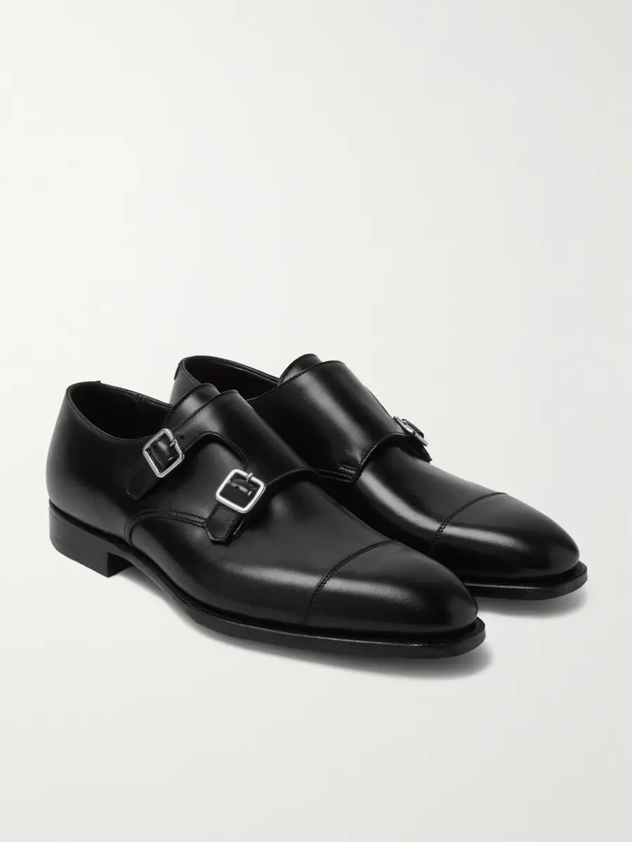 George Cleverley Thomas Cap-Toe Leather Monk-Strap Shoes - Men | Thumbnail 3 George Cleverley Thomas Cap-Toe Leather Monk-Strap Shoes - Men | Thumbnail 3