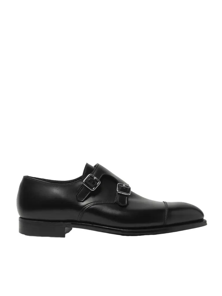 George Cleverley Thomas Cap-Toe Leather Monk-Strap Shoes - Men