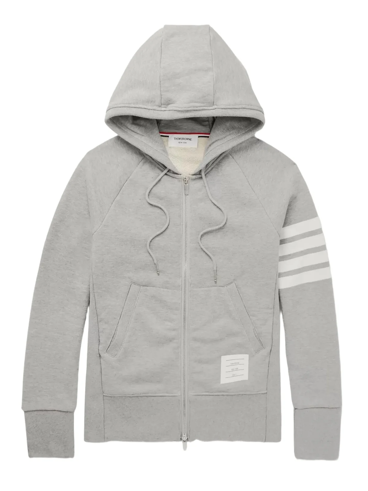 Striped Loopback Cotton-Jersey Zip-Up Hoodie - Men