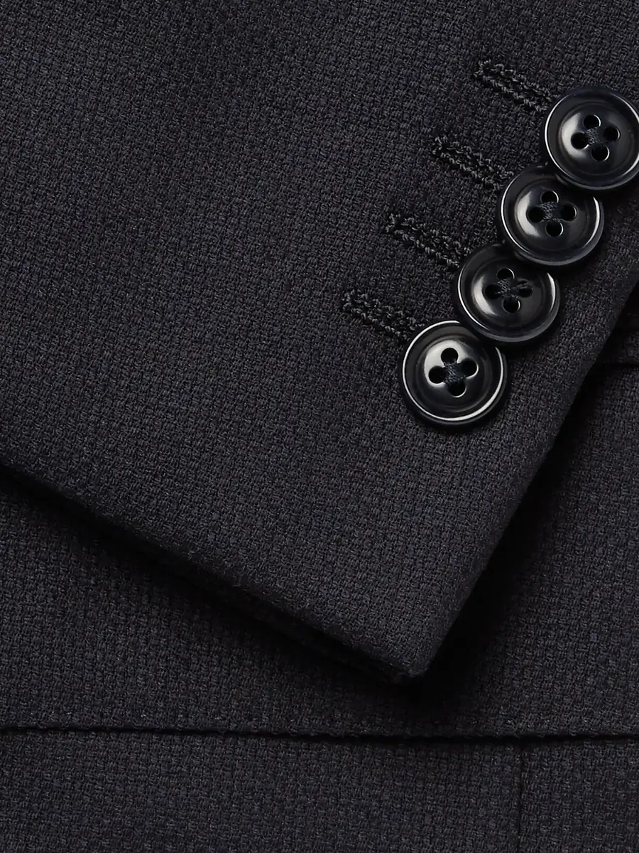 Zegna Navy 10-Pocket Stretch Wool and Silk-Blend Blazer - Men | Thumbnail 4 Zegna Navy 10-Pocket Stretch Wool and Silk-Blend Blazer - Men | Thumbnail 4