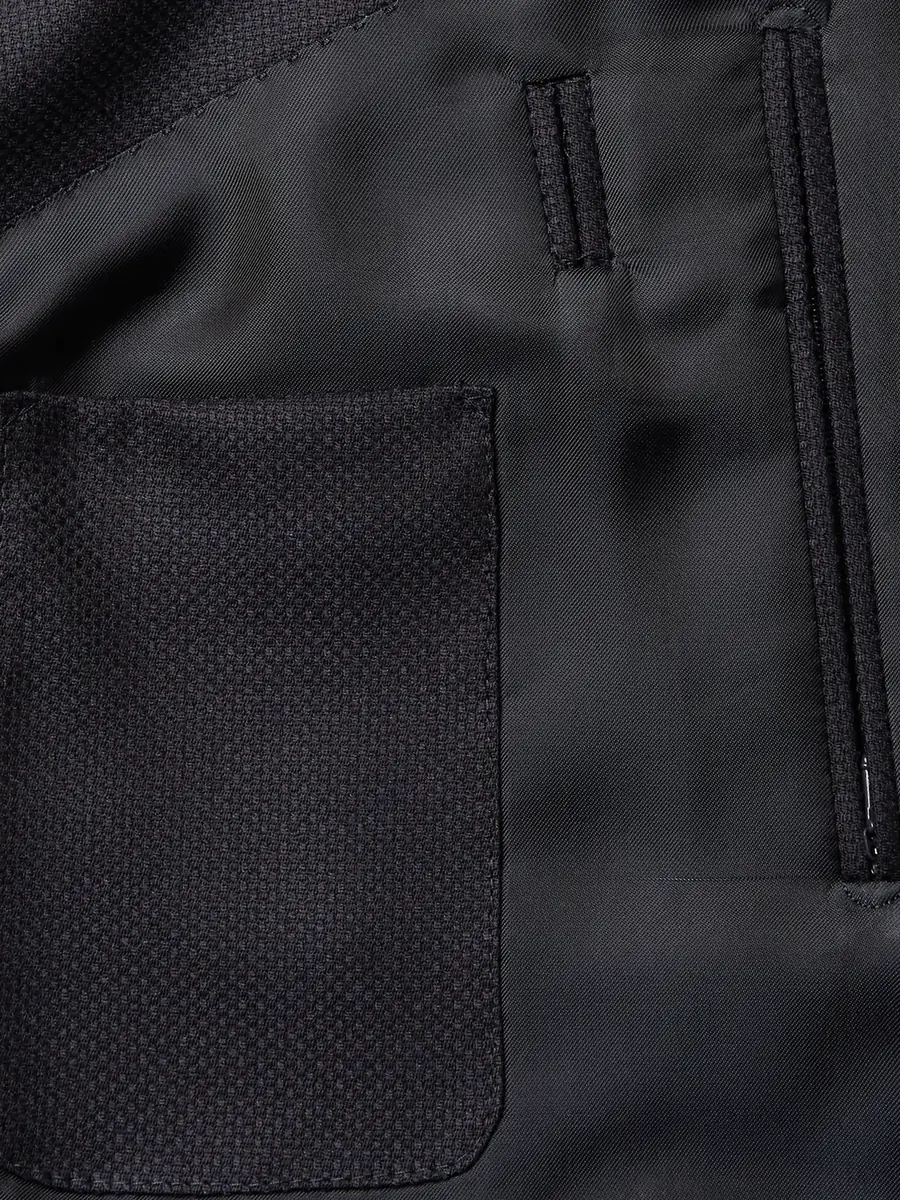 Zegna Navy 10-Pocket Stretch Wool and Silk-Blend Blazer - Men | Thumbnail 6 Zegna Navy 10-Pocket Stretch Wool and Silk-Blend Blazer - Men | Thumbnail 6